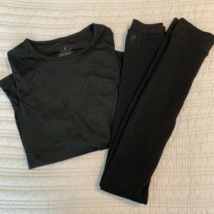 Black Cuddl Duds women’s long underwear